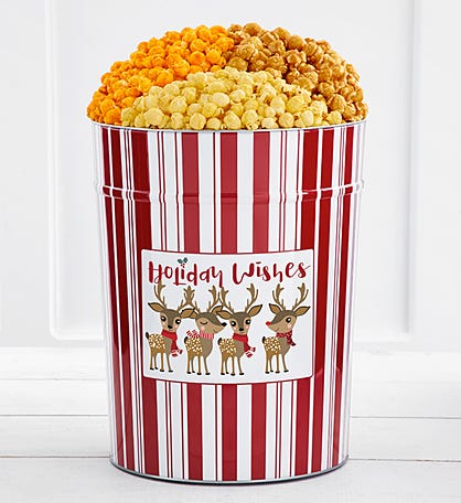 Tins With Pop® 4 Gallon Holiday Wishes Reindeer